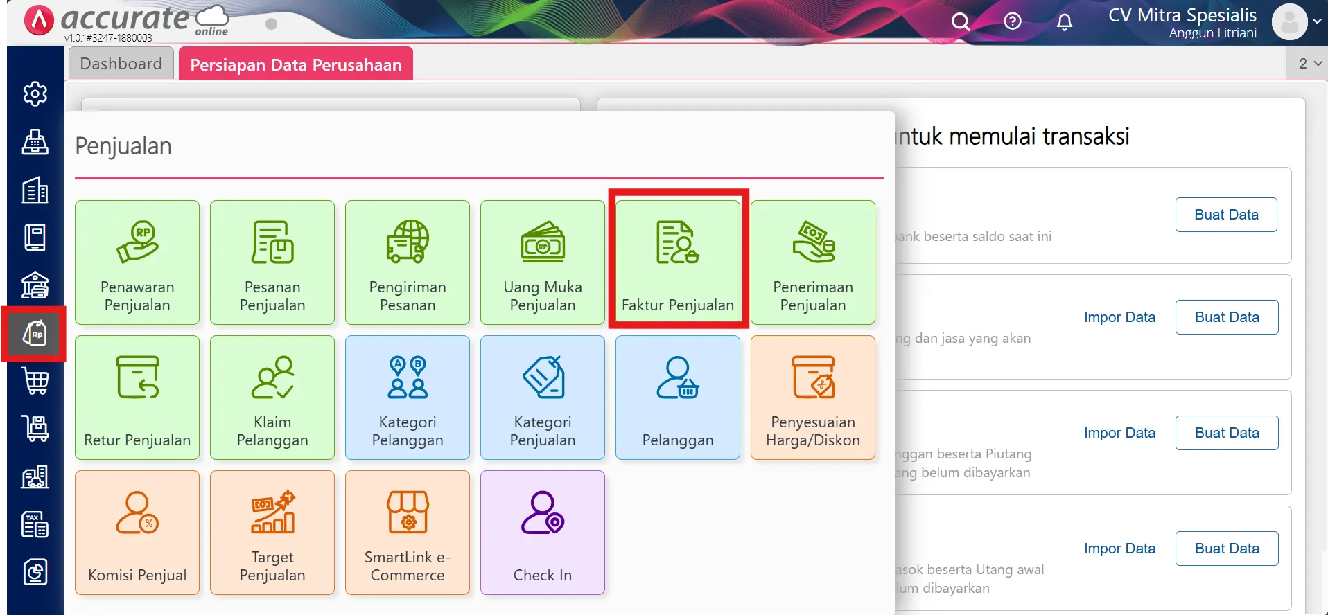 Cara menampilkan terbilang huruf kapital di faktur penjualan